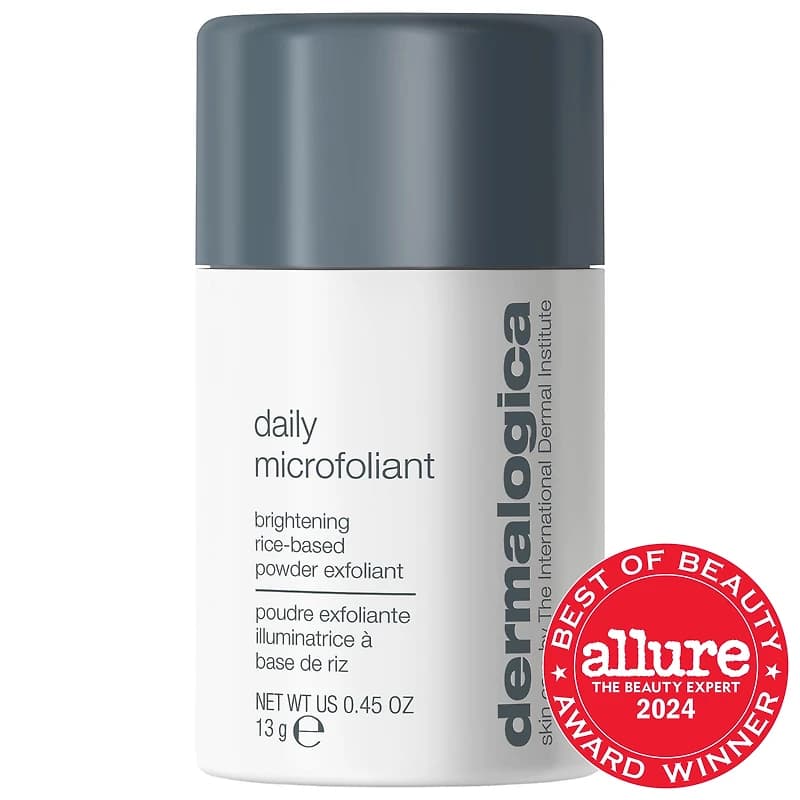 Daily Microfoliant, Salicylic Acid Powder Exfoliator for Pores, Spots & Uneven Skin Tone | Rice Enzyme + BHA Gentle Enough Use